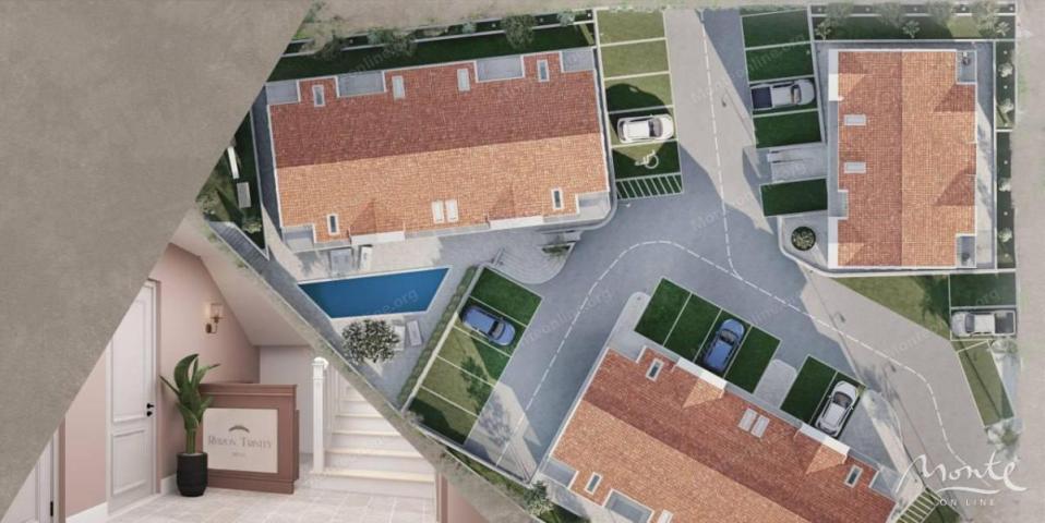 Jednosoban stan u novom stambenom kompleksu sa bazenom u Risnu
