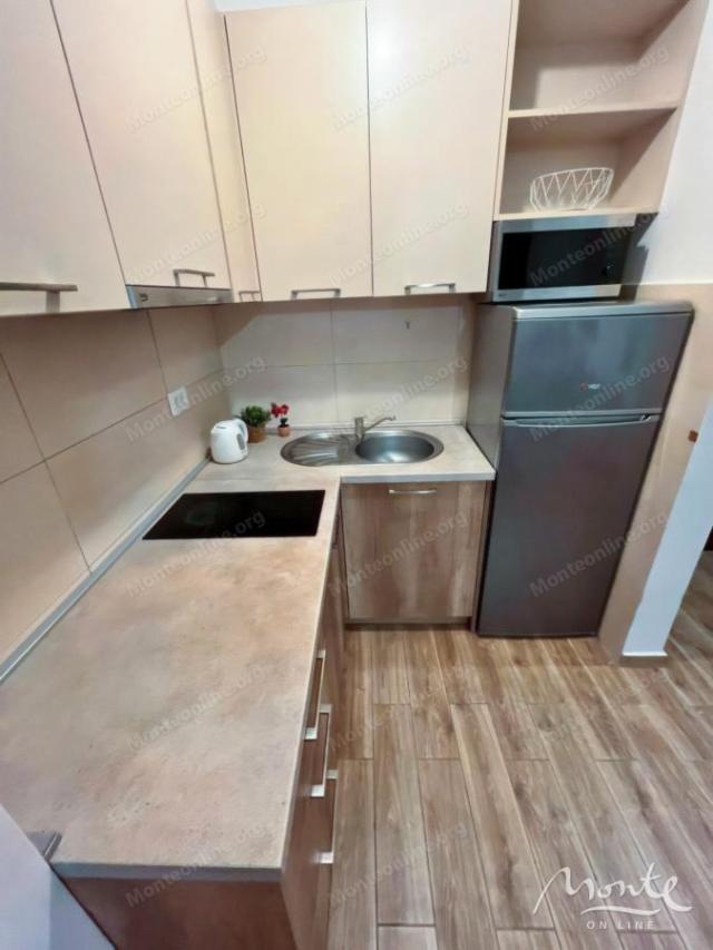 Ugodan jednosoban apartman s terasom i pogledom na planine u Budvi