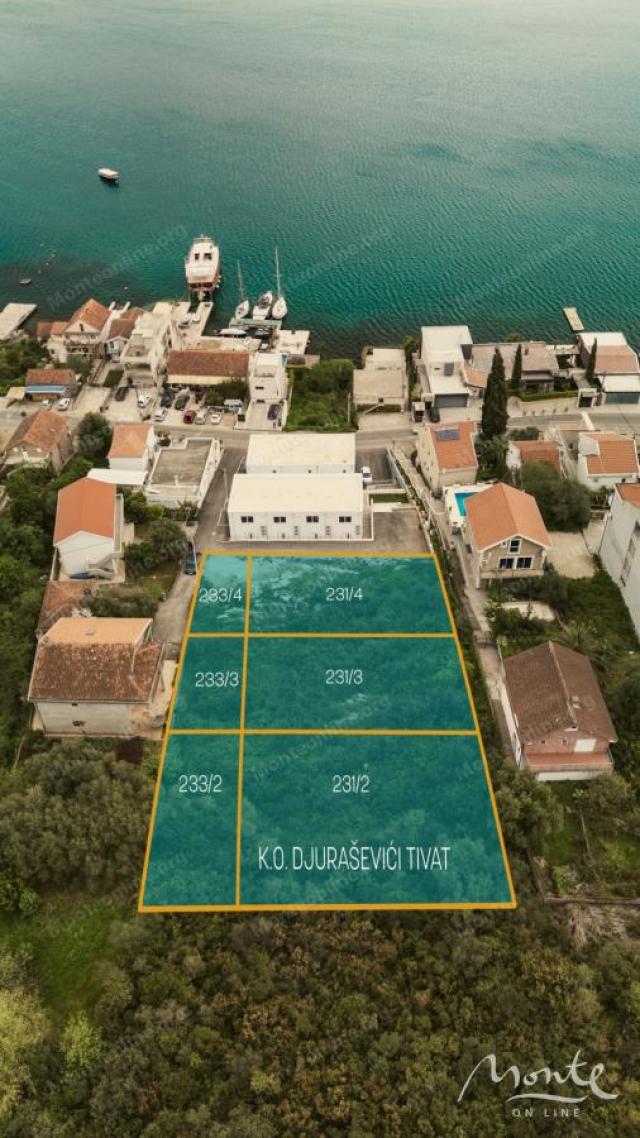 Investicijsko zemljište za izgradnju vila u Đurasevićima, Tivat