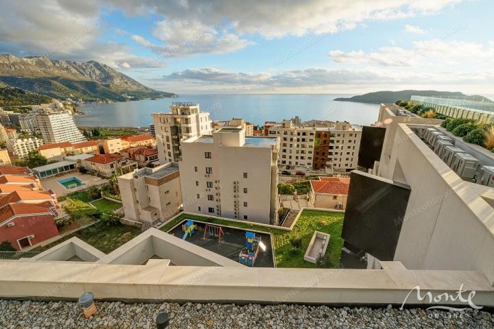 Jednosoban stan u modernom kompleksu sa bazenom, Bečići