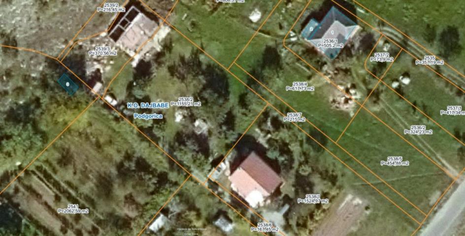 Urbanizovana parcela u Podgorici, okrug Zelenika