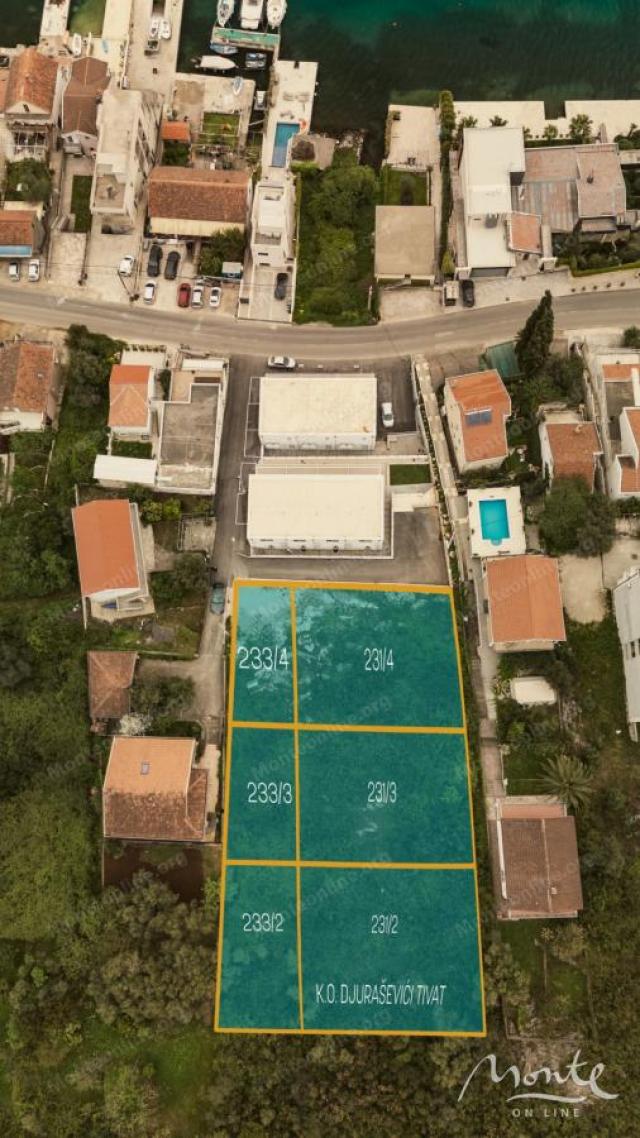 Investicijsko zemljište za izgradnju vila u Đurasevićima, Tivat