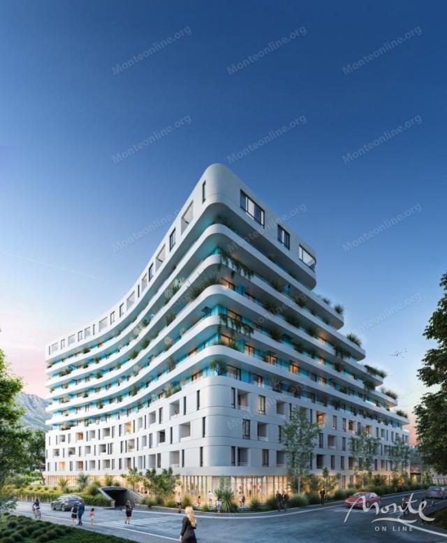 Dvosoban stan u modernom stambenom kompleksu sa bazenom u Baru