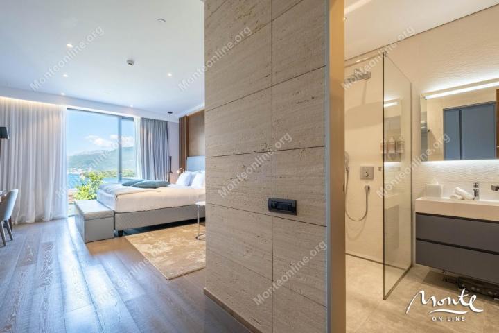 Studio apartman u prestižnom kompleksu Nikki Beach Montenegro s pogledom na Bokokotorski zaljev
