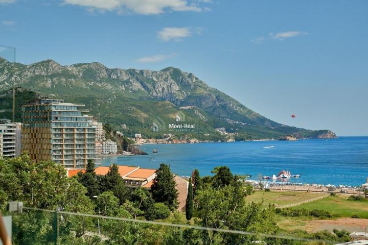 Jednosoban stan sa bazenom i pogledom na more – Bečići