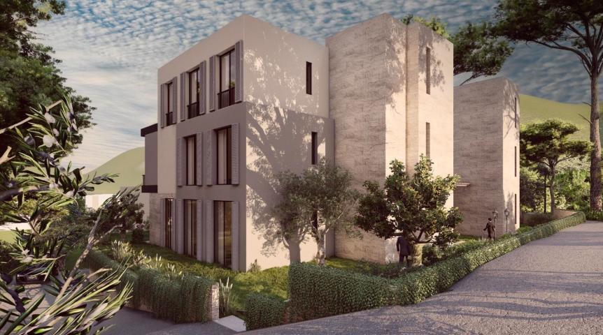 Jednosoban stan 60.76m2 sa pogledom na more u modernom stambenom kompleksu sa bazenom – Škaljari, Ko