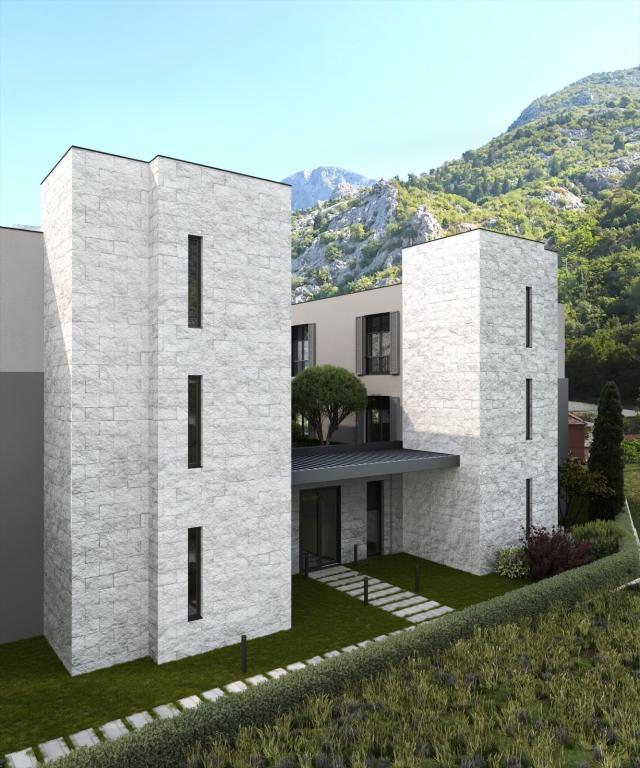 Studio apartman 26.67m2 sa pogledom na more u modernom stambenom kompleksu sa bazenom – Škaljari, Ko