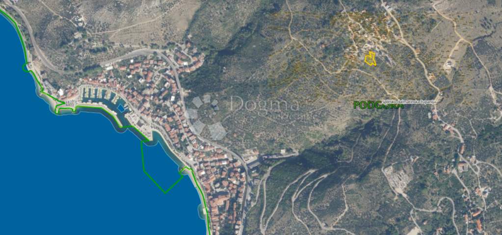 SNIŽENO! Građevinsko zemljište s rajskim pogledom na more