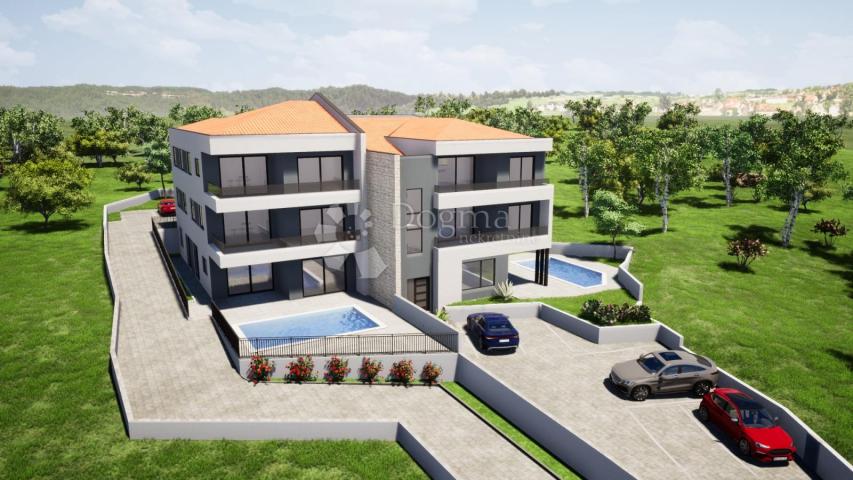 VRBNIK - GRAĐEVINSKO ZEMLJIŠTE S OTVORENIM POGLEDOM NA MORE
