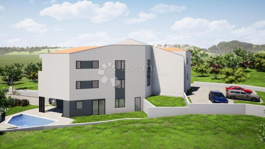VRBNIK - GRAĐEVINSKO ZEMLJIŠTE S OTVORENIM POGLEDOM NA MORE