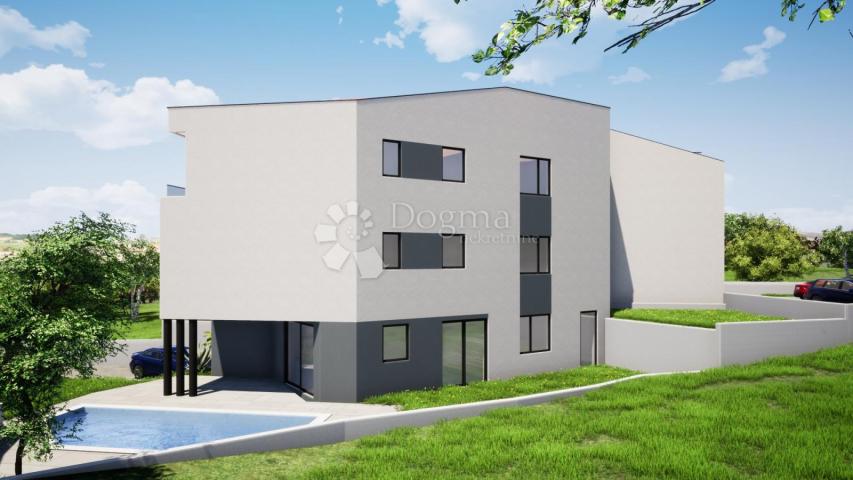 VRBNIK - GRAĐEVINSKO ZEMLJIŠTE S OTVORENIM POGLEDOM NA MORE