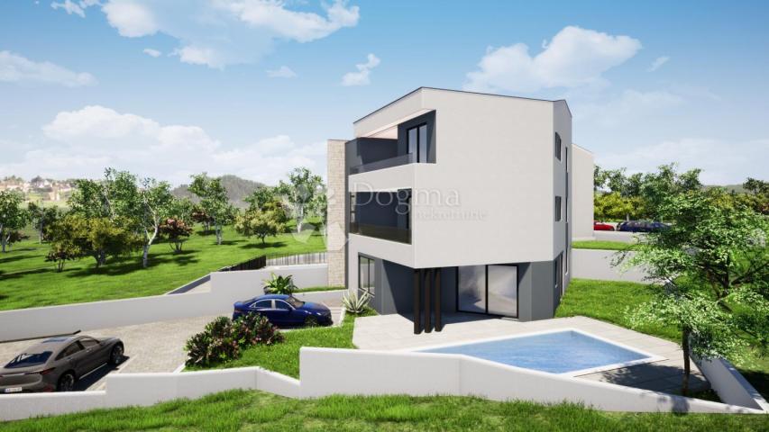 VRBNIK - GRAĐEVINSKO ZEMLJIŠTE S OTVORENIM POGLEDOM NA MORE