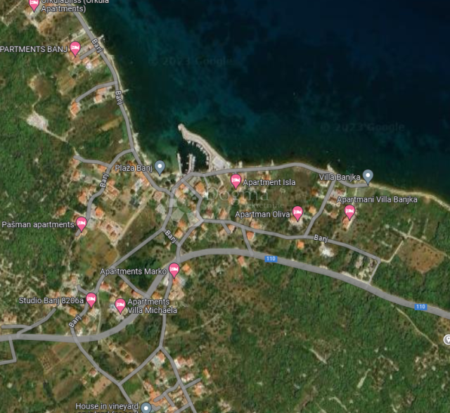 BANJ (Otok Pašman) - ZEMLJIŠTE 2121m2