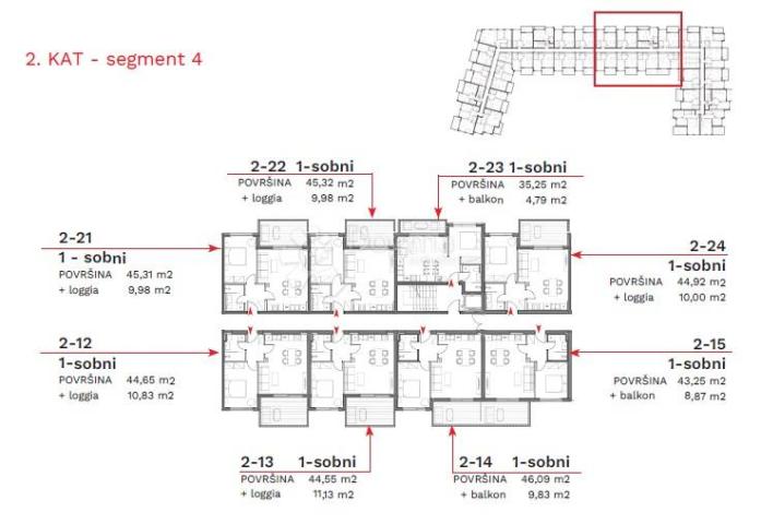  Umag,1s+DB, lift, 1 parking