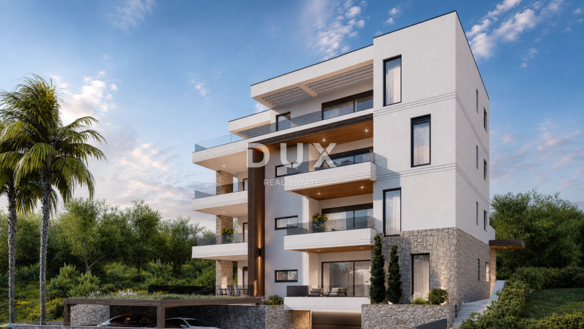 PRIMOŠTEN – Stan s pogledom na more, vrtom, jacuzzijem i garažom