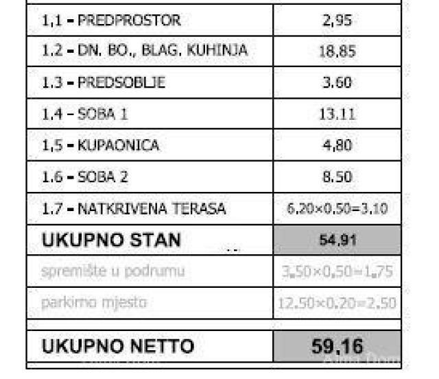 Stan PULA! NOVI PROJEKT! Stan  200 m od centra