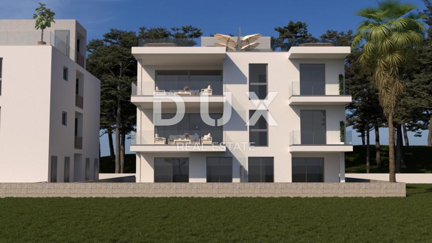ZADAR, VIR – Luxuriöse Wohnung mit wunderschöner Aussicht, zweite Reihe zum Meer! BS3