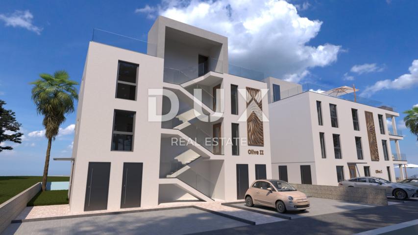 ZADAR, VIR – Luxuriöse Wohnung mit wunderschöner Aussicht, zweite Reihe zum Meer! BS4