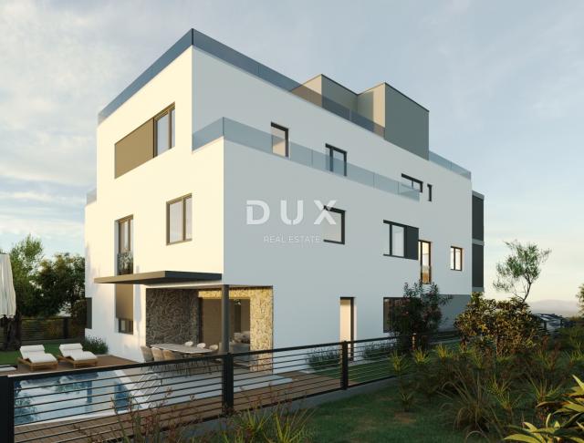 ZADAR, PAKOŠTANE - Newly built apartment with garden and swimming pool!