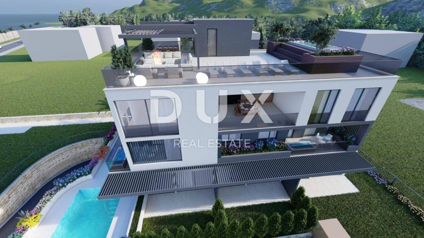 ZADAR, SUKOŠAN - Luksuzan penthouse u izgradnji pokraj mora B201