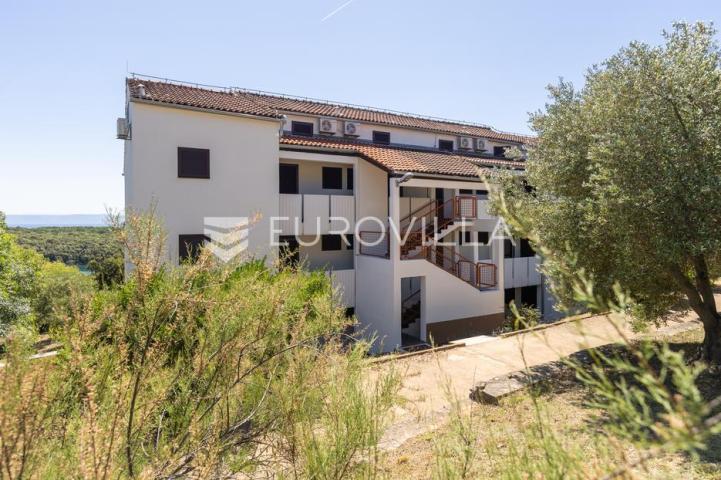Istra, Duga Uvala, 2. kat, adaptirani apartman u sklopu naselja s pogledom na more, 150 m od mora