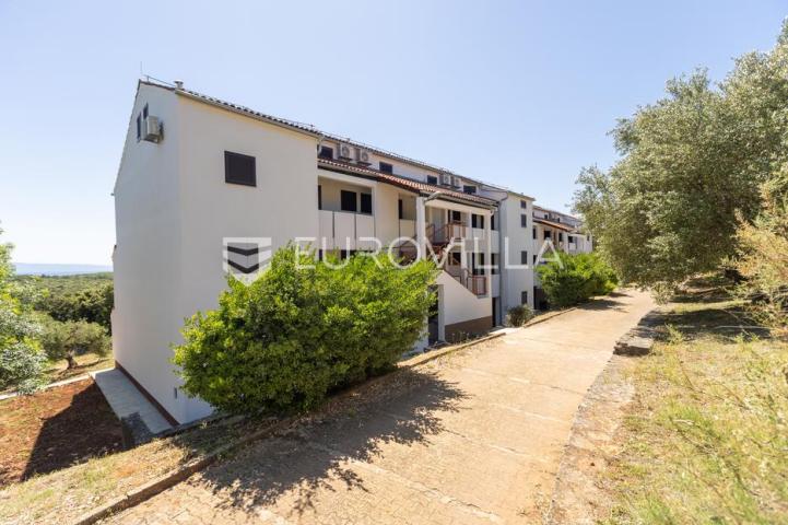 Istra, Duga Uvala, 1. kat, adaptirani apartman u sklopu naselja s pogledom na more, 150 m od mora