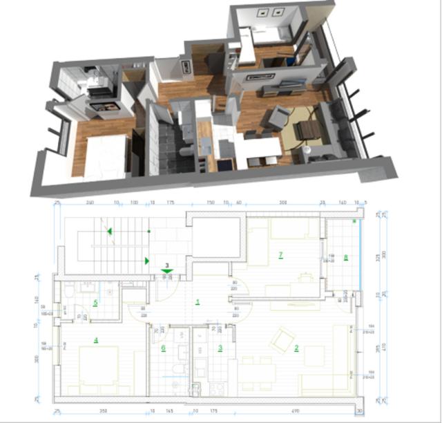 Dvosoban stan, 64m2, Centar, Podgorica