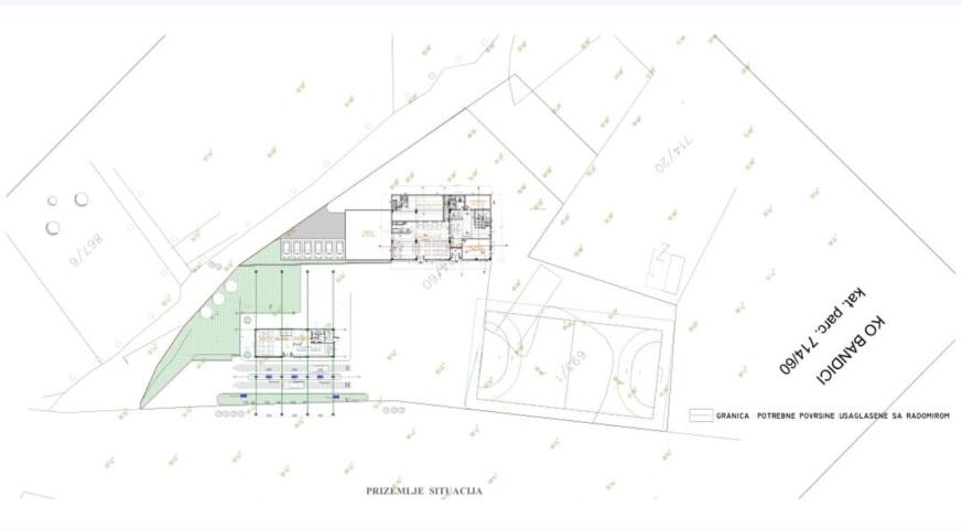 Urbanizovan plac, 2100m2, Bandići, Podgorica