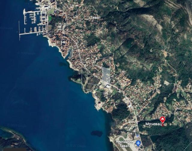 Urbanizovan plac, 1024m2, Mrčevac, Tivat