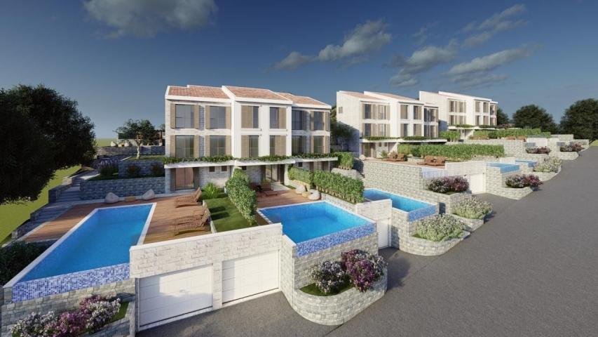 Townhouse luksuzna vila u ekskluzivnom kompleksu od 9 jedinica sa bazenom, garažom i panoramskim pog