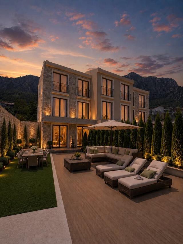 Townhouse luksuzna vila u ekskluzivnom kompleksu od 9 jedinica sa bazenom, garažom i panoramskim pog