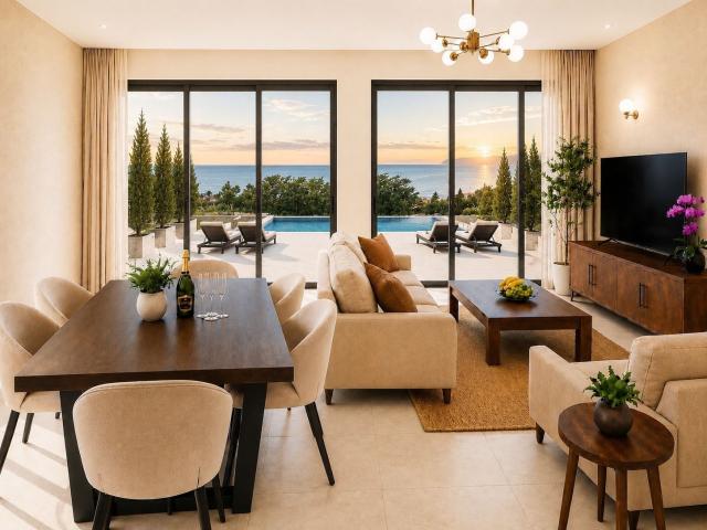 Townhouse luksuzna vila u ekskluzivnom kompleksu od 9 jedinica sa bazenom, garažom i panoramskim pog