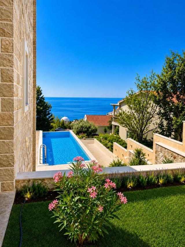 Townhouse luksuzna vila u ekskluzivnom kompleksu od 9 jedinica sa bazenom, garažom i panoramskim pog