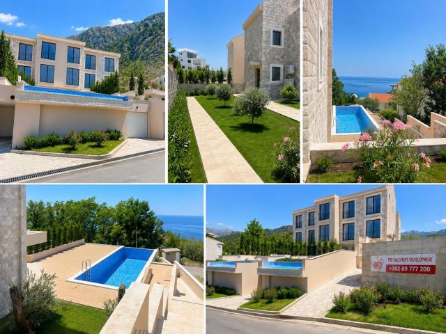 Townhouse luksuzna vila u ekskluzivnom kompleksu od 9 jedinica sa bazenom, garažom i panoramskim pog