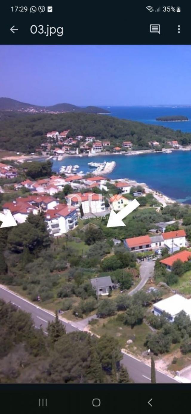 OTOK PAŠMAN, ŽDRELAC - 3000 m2 građevinskog zemljišta blizu mora