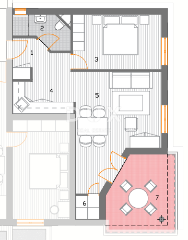 PRIMOŠTEN, DOLAC - SNIŽENO! Atraktivan apartman blizu mora