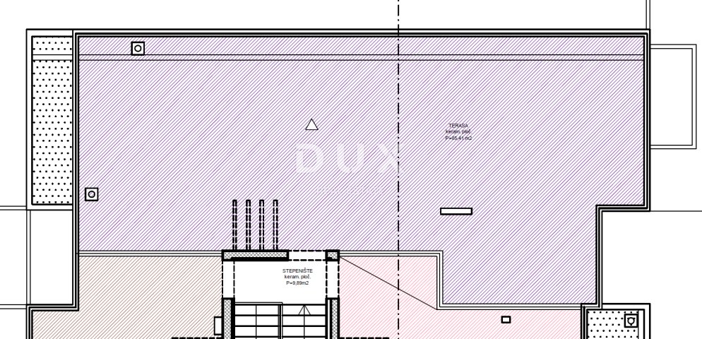 ŠIBENIK, VODICE – Penthouse s krovnom terasom, 120m od plaže, 2 garaže