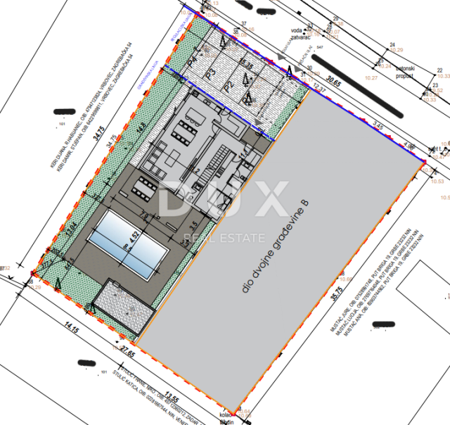ZADAR, ZUKVE - Spacious semi-detached house with pool! New construction! AND