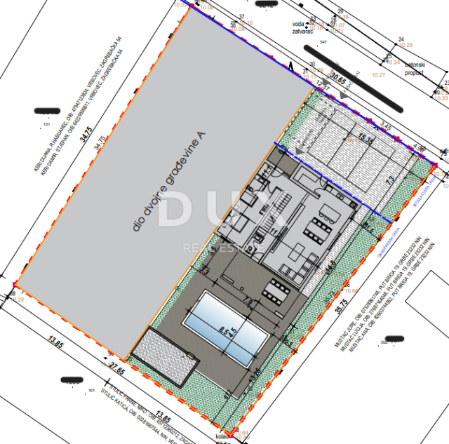 ZADAR, ZUKVE - Spacious semi-detached house with pool! New construction! B