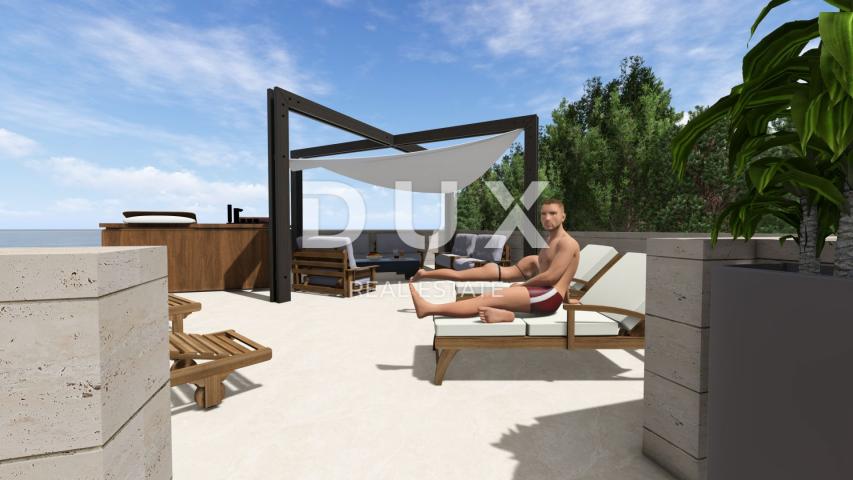 ZADAR, LJUBAČ - Luksuzna travertino vila s prekrasnim pogledom na more u mirnom prirodnom okruženju!
