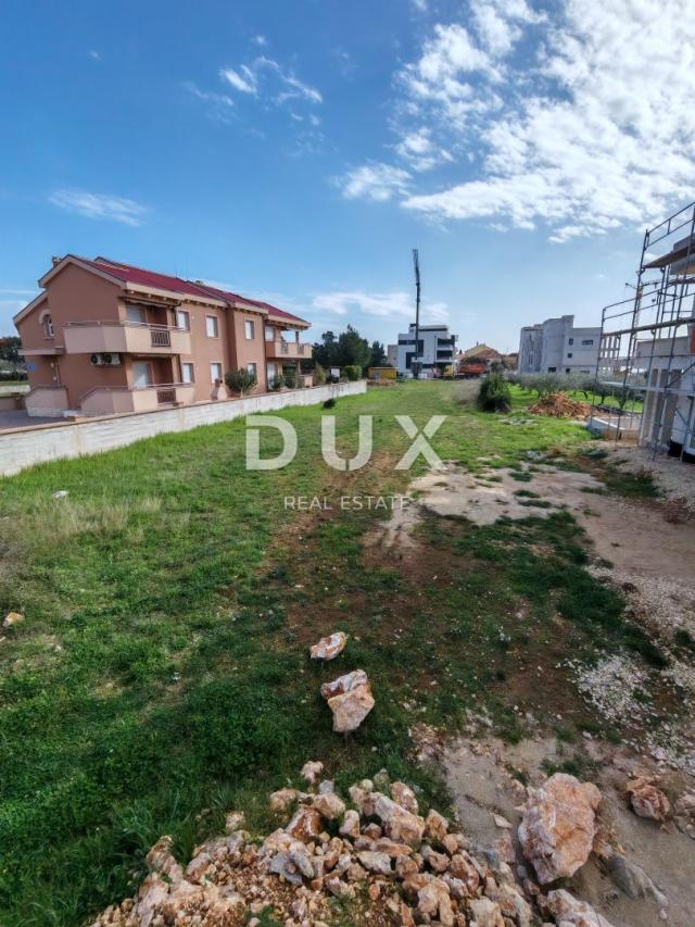 ZADAR, ZATON - Building plot 70 meters from the beach with a conceptual design of a building with 9 