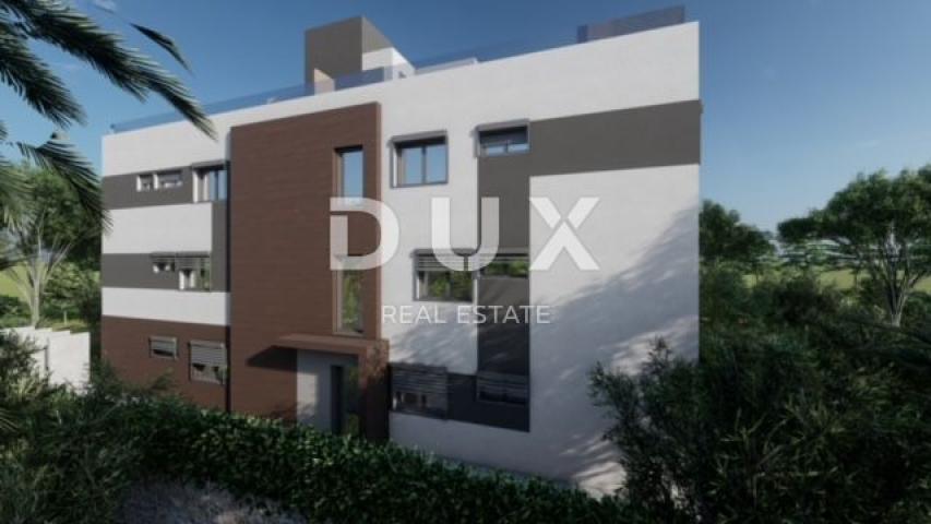 ZADAR, ZATON - Luksuzni penthouse s grijanim bazenom, prekrasnim pogledom na more, 30 metara od plaž