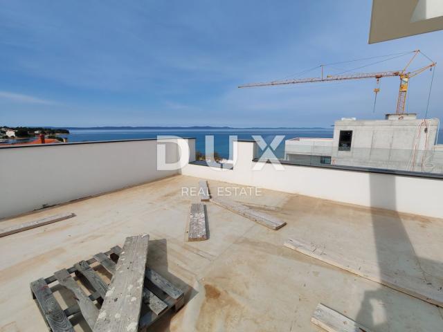 ZADAR, ZATON - Luksuzni penthouse s grijanim bazenom, prekrasnim pogledom na more, 30 metara od plaž