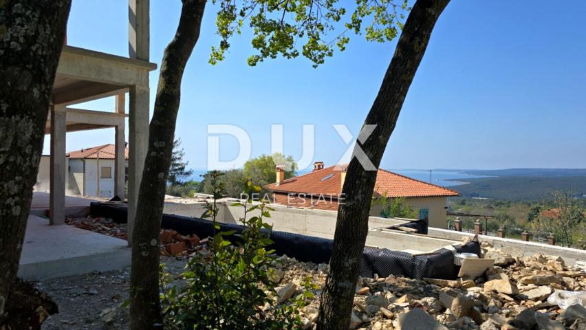 ISTRA, RABAC - Mediteranska kuća s bazenom i panoramskim pogledom na more