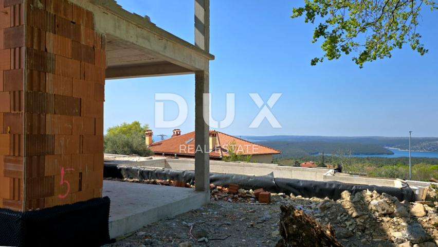 ISTRA, RABAC - Mediteranska kuća s bazenom i panoramskim pogledom na more