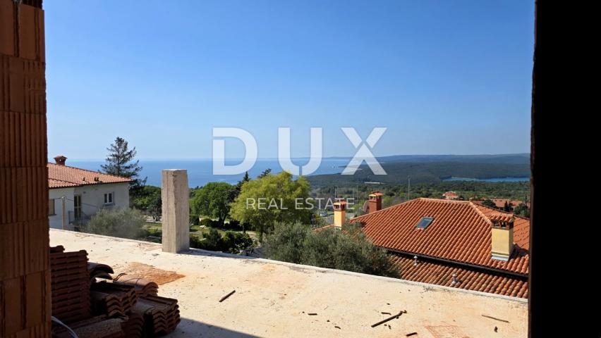 ISTRA, RABAC - Mediteranska kuća s bazenom i panoramskim pogledom na more