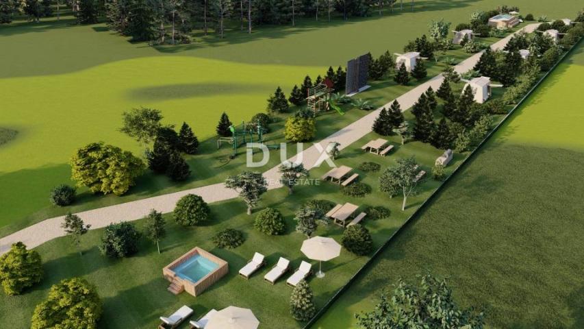 ZADAR, POSEDARJE - Zemljište s projektom za Boutique Camp Resort
