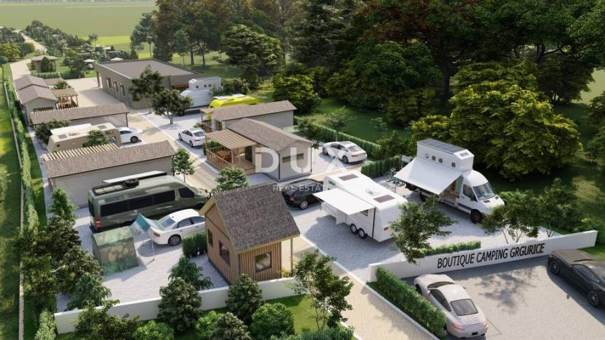 ZADAR, POSEDARJE - Zemljište s projektom za Boutique Camp Resort