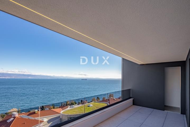 OPATIJA, CENTAR - 137m2 prestižni objekt za najam u vrhunskoj novogradnji, panoramski pogled na more