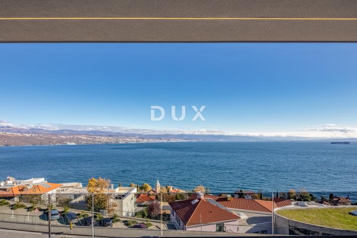 OPATIJA, CENTAR - 137m2 prestižni objekt za najam u vrhunskoj novogradnji, panoramski pogled na more